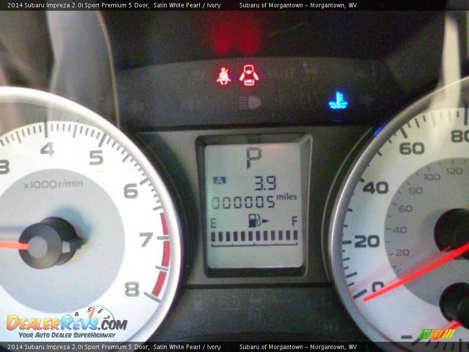 2014 Subaru Impreza 2.0i Sport Premium 5 Door Satin White Pearl / Ivory Photo #20