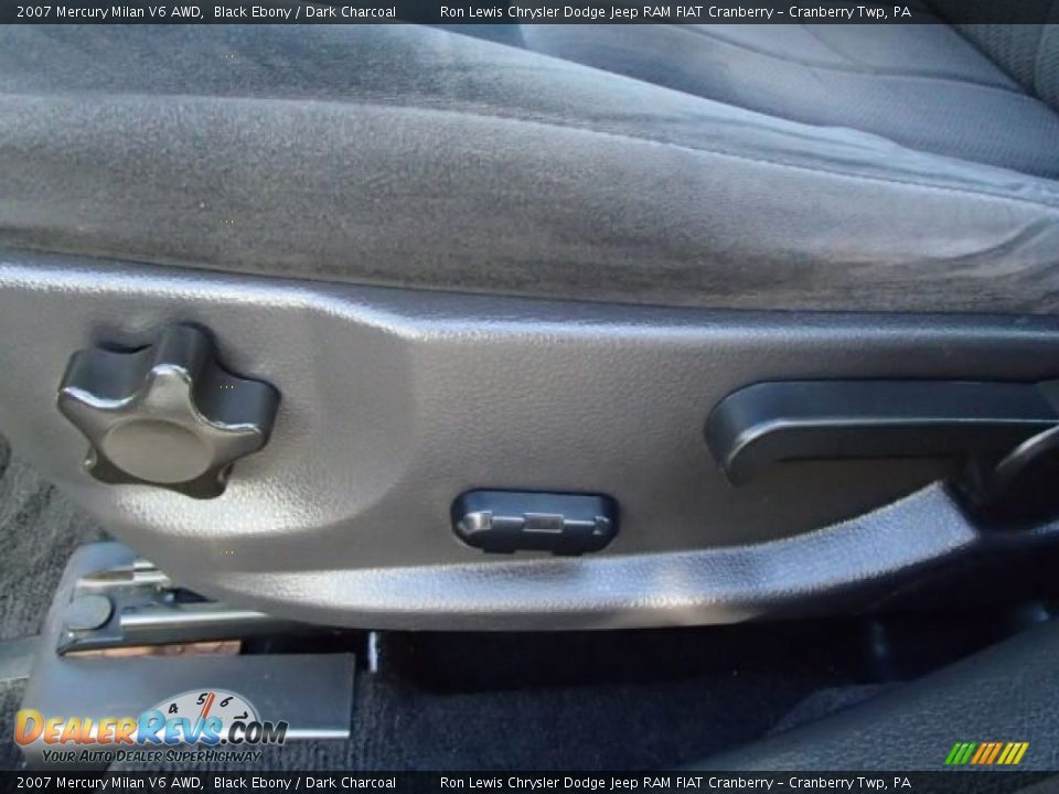 2007 Mercury Milan V6 AWD Black Ebony / Dark Charcoal Photo #15