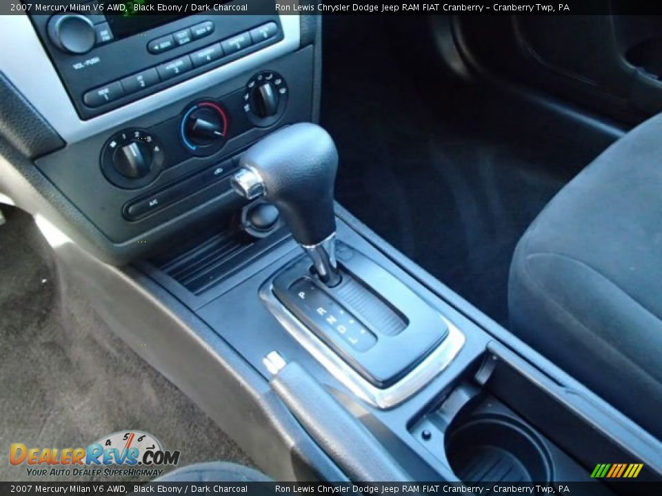 2007 Mercury Milan V6 AWD Black Ebony / Dark Charcoal Photo #17