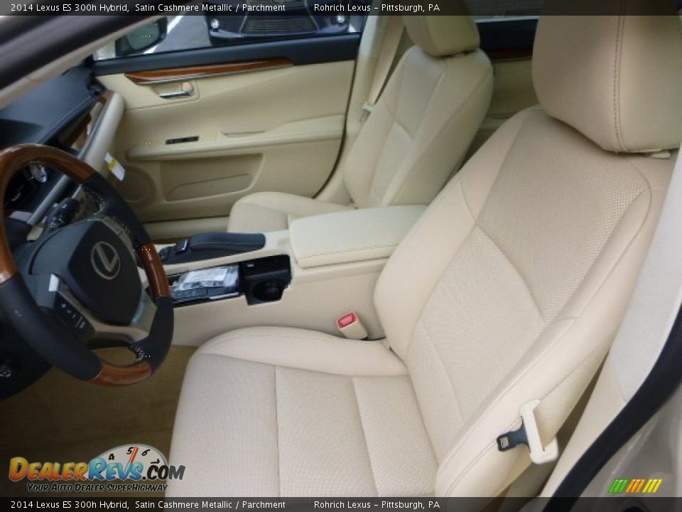 2014 Lexus ES 300h Hybrid Satin Cashmere Metallic / Parchment Photo #10