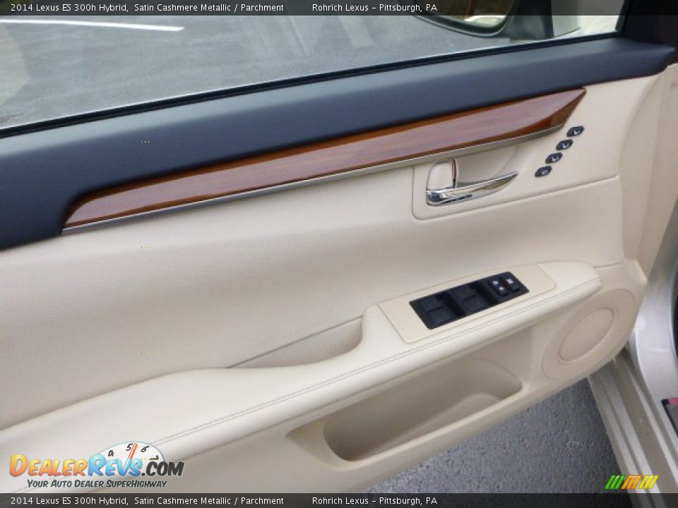 2014 Lexus ES 300h Hybrid Satin Cashmere Metallic / Parchment Photo #13