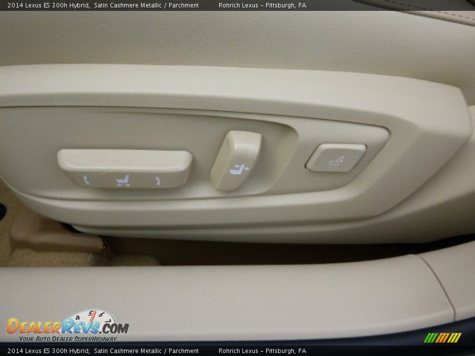 2014 Lexus ES 300h Hybrid Satin Cashmere Metallic / Parchment Photo #14