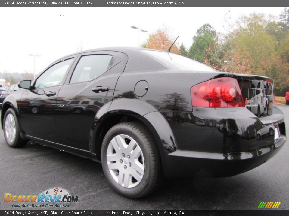2014 Dodge Avenger SE Black Clear Coat / Black Photo #2