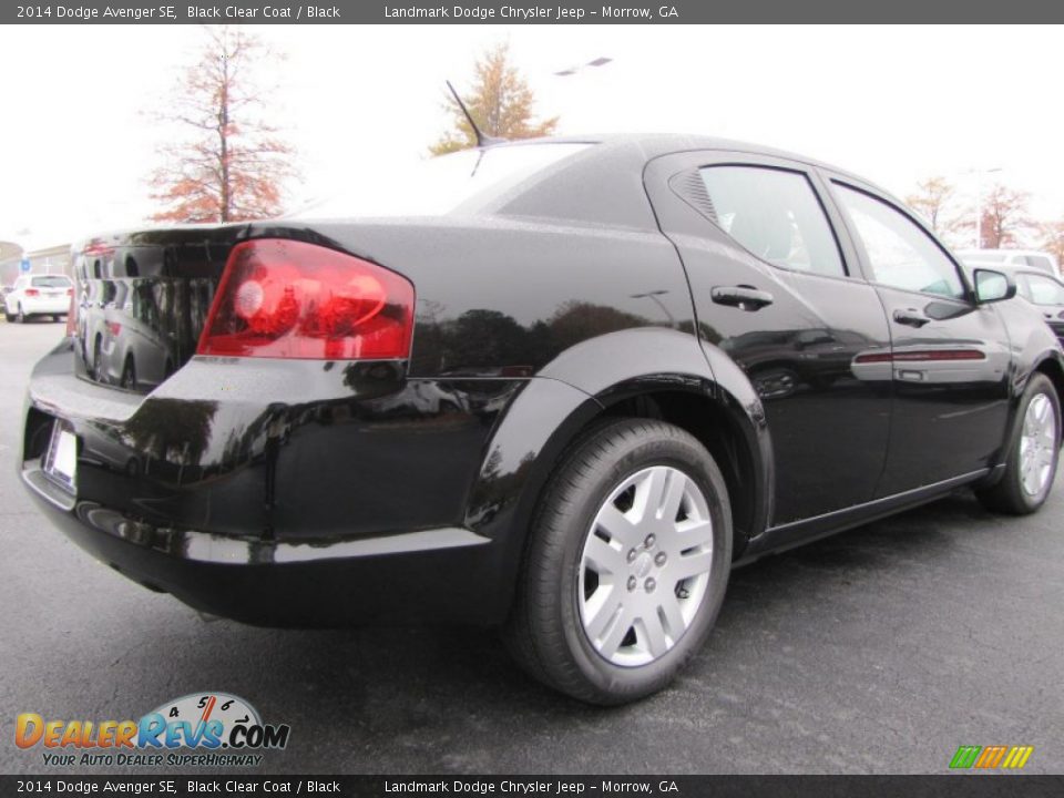 2014 Dodge Avenger SE Black Clear Coat / Black Photo #3