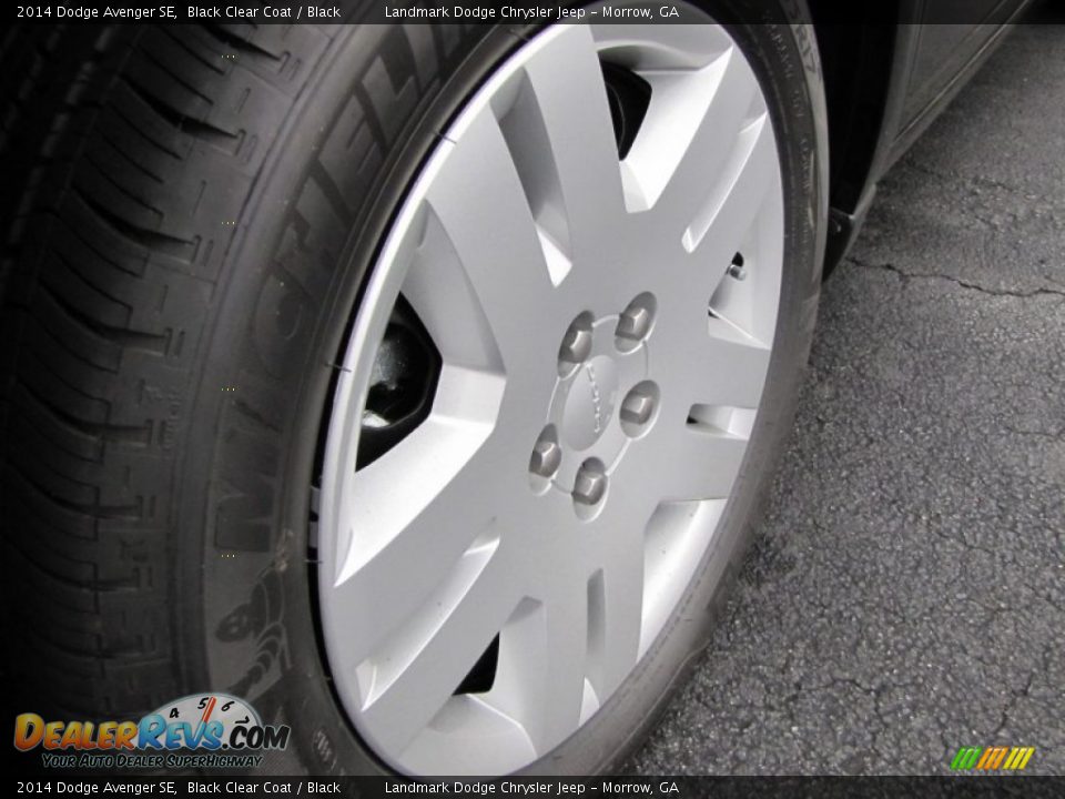 2014 Dodge Avenger SE Black Clear Coat / Black Photo #5