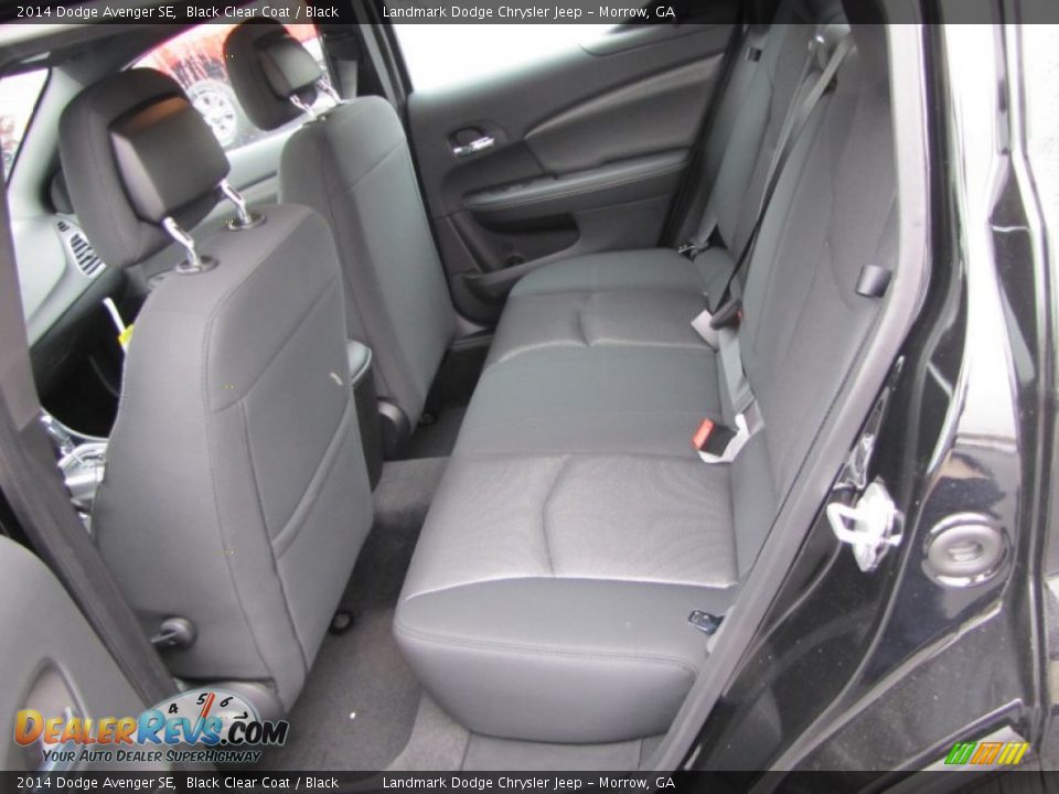 2014 Dodge Avenger SE Black Clear Coat / Black Photo #7