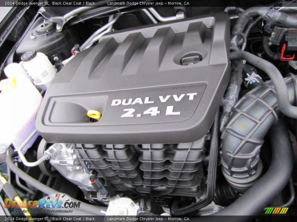 2014 Dodge Avenger SE Black Clear Coat / Black Photo #9