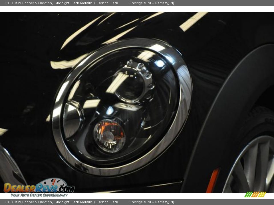 2013 Mini Cooper S Hardtop Midnight Black Metallic / Carbon Black Photo #2