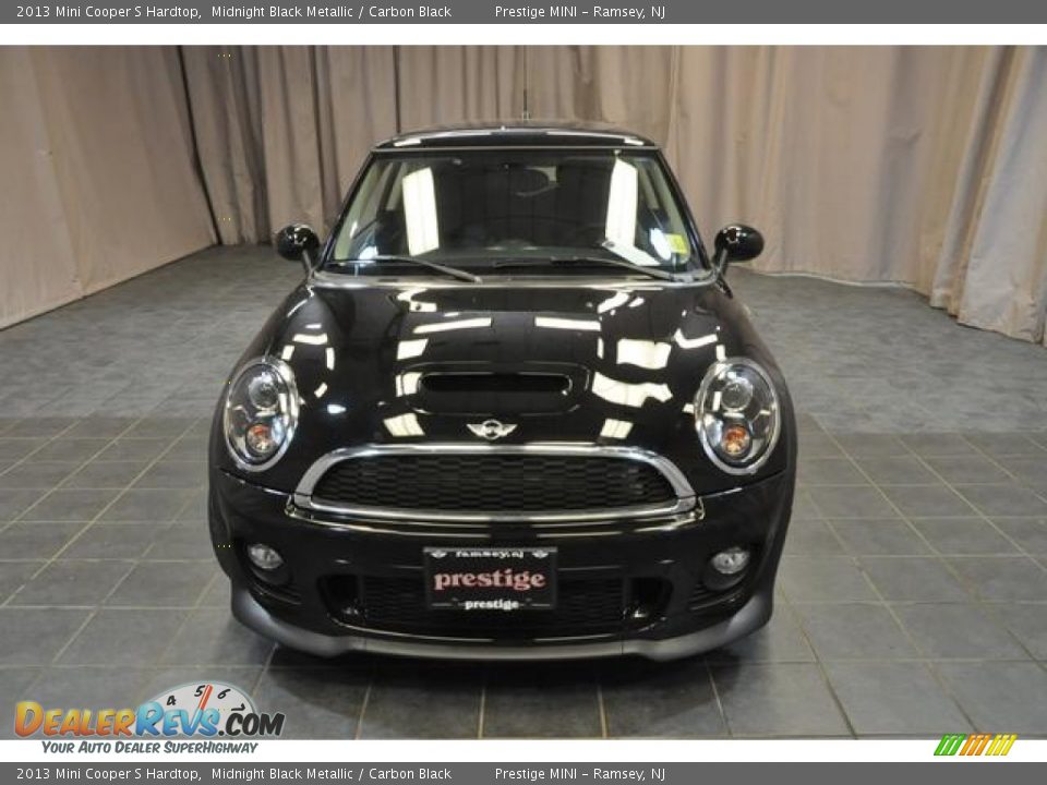 2013 Mini Cooper S Hardtop Midnight Black Metallic / Carbon Black Photo #3