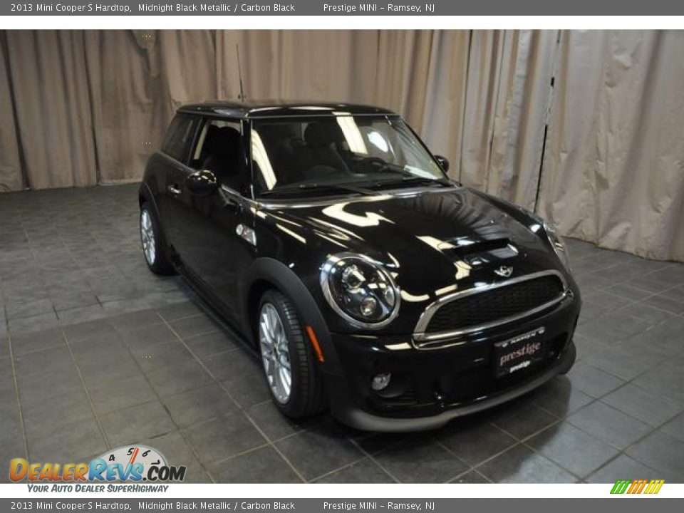 2013 Mini Cooper S Hardtop Midnight Black Metallic / Carbon Black Photo #4