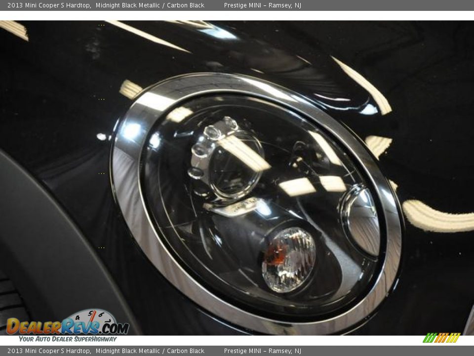 2013 Mini Cooper S Hardtop Midnight Black Metallic / Carbon Black Photo #5