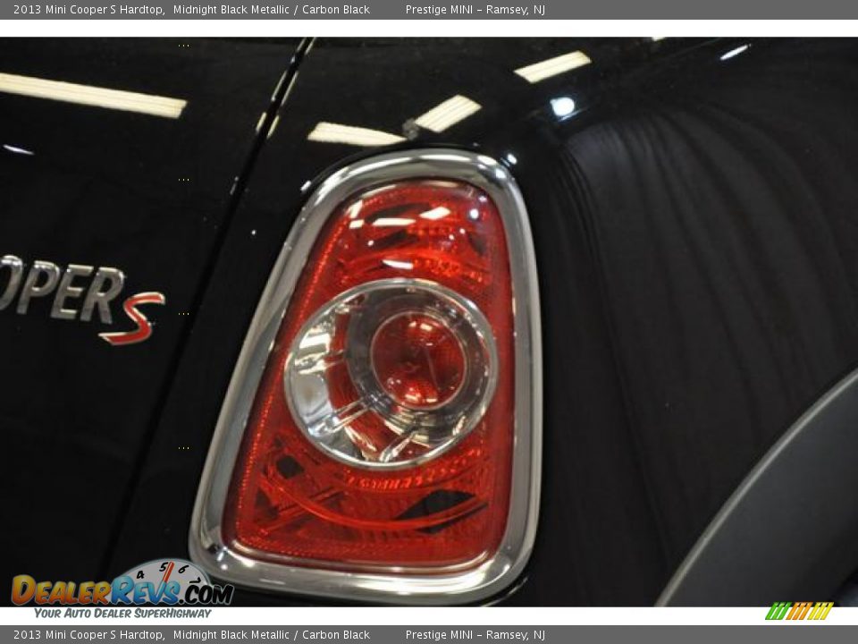 2013 Mini Cooper S Hardtop Midnight Black Metallic / Carbon Black Photo #14
