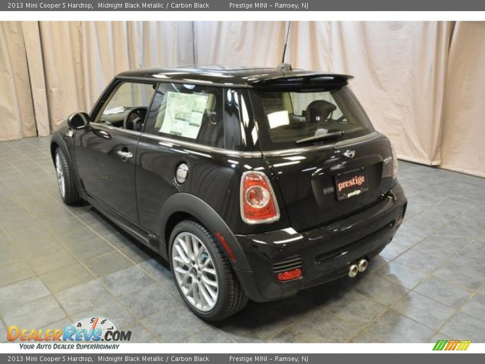 2013 Mini Cooper S Hardtop Midnight Black Metallic / Carbon Black Photo #19