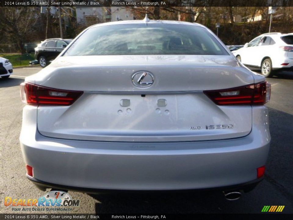 2014 Lexus IS 350 AWD Silver Lining Metallic / Black Photo #3