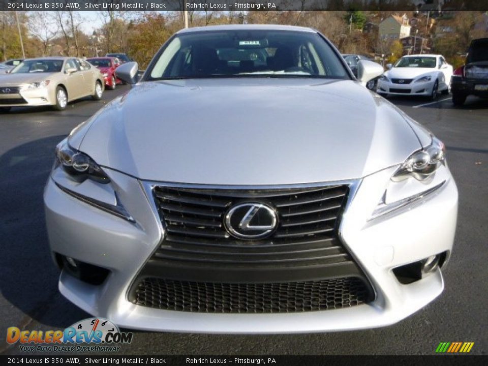 2014 Lexus IS 350 AWD Silver Lining Metallic / Black Photo #6