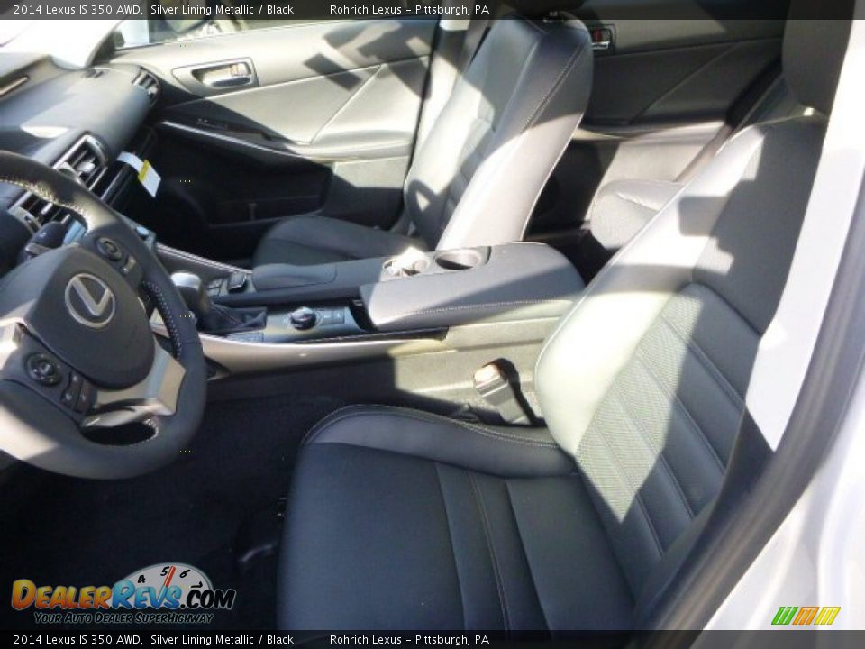 2014 Lexus IS 350 AWD Silver Lining Metallic / Black Photo #9