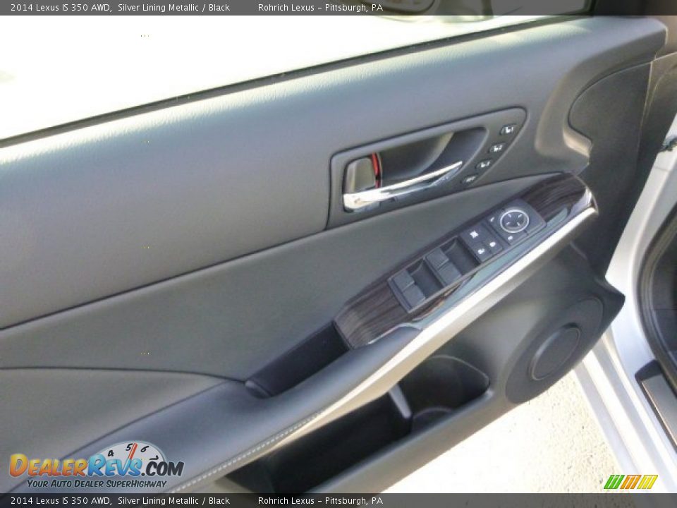 2014 Lexus IS 350 AWD Silver Lining Metallic / Black Photo #12