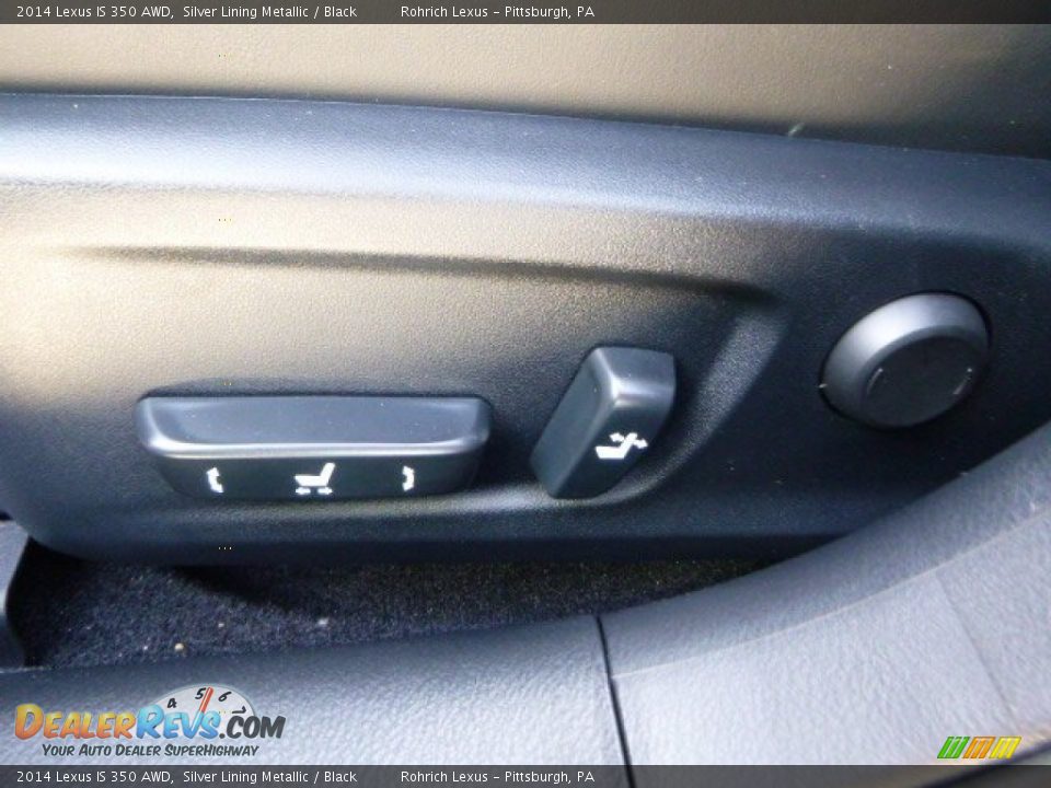 2014 Lexus IS 350 AWD Silver Lining Metallic / Black Photo #13