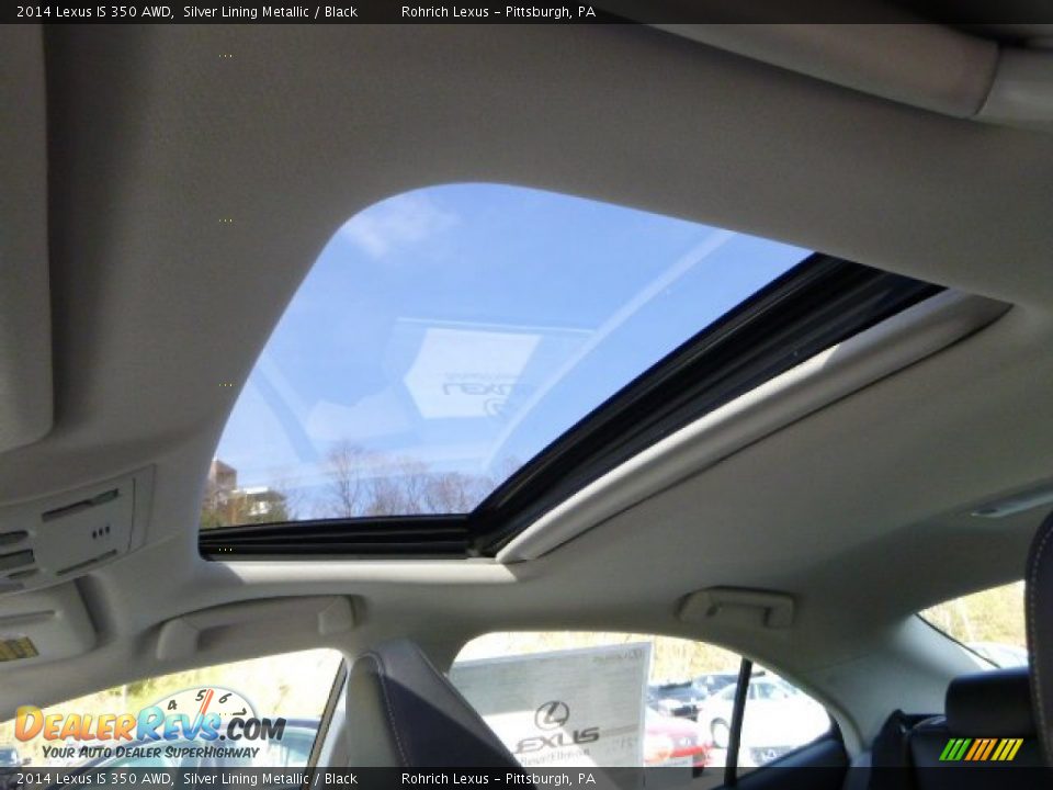 2014 Lexus IS 350 AWD Silver Lining Metallic / Black Photo #14