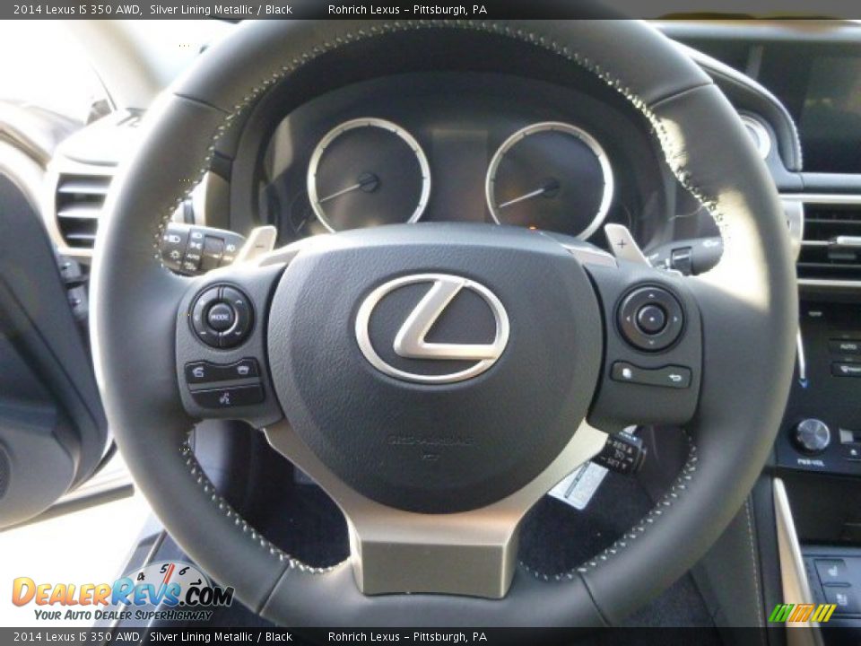 2014 Lexus IS 350 AWD Silver Lining Metallic / Black Photo #15