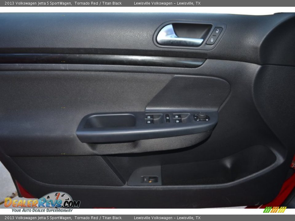 2013 Volkswagen Jetta S SportWagen Tornado Red / Titan Black Photo #13