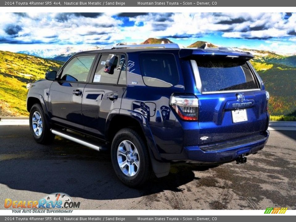 2014 Toyota 4Runner SR5 4x4 Nautical Blue Metallic / Sand Beige Photo #3