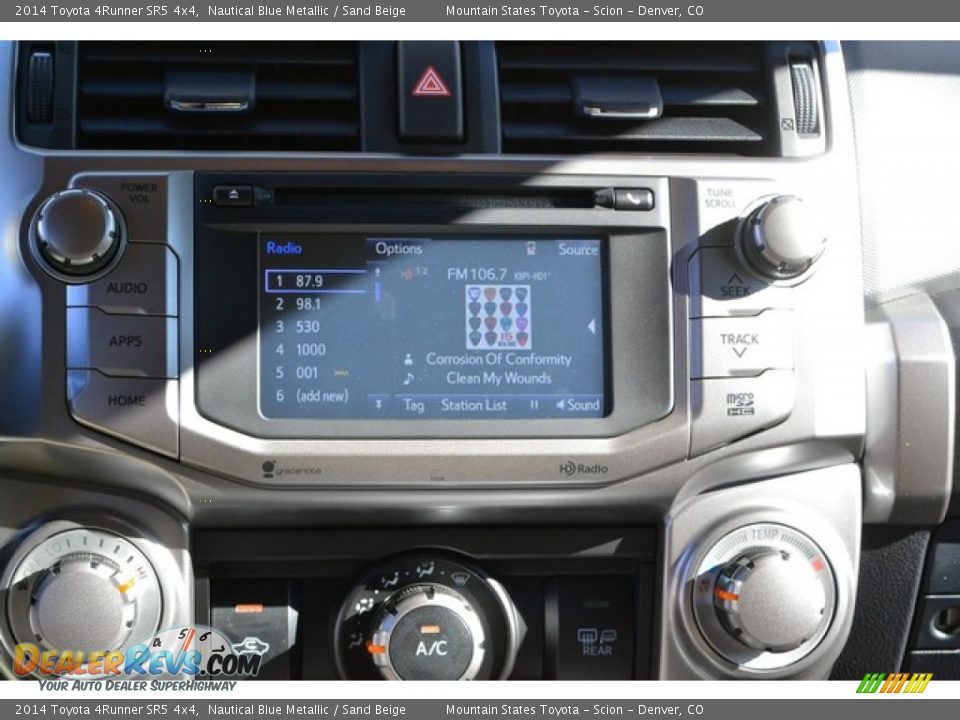 2014 Toyota 4Runner SR5 4x4 Nautical Blue Metallic / Sand Beige Photo #6