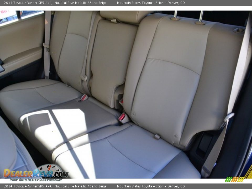 2014 Toyota 4Runner SR5 4x4 Nautical Blue Metallic / Sand Beige Photo #7