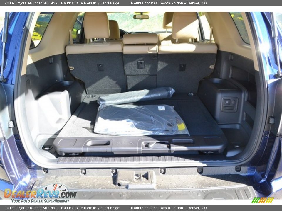2014 Toyota 4Runner SR5 4x4 Nautical Blue Metallic / Sand Beige Photo #8