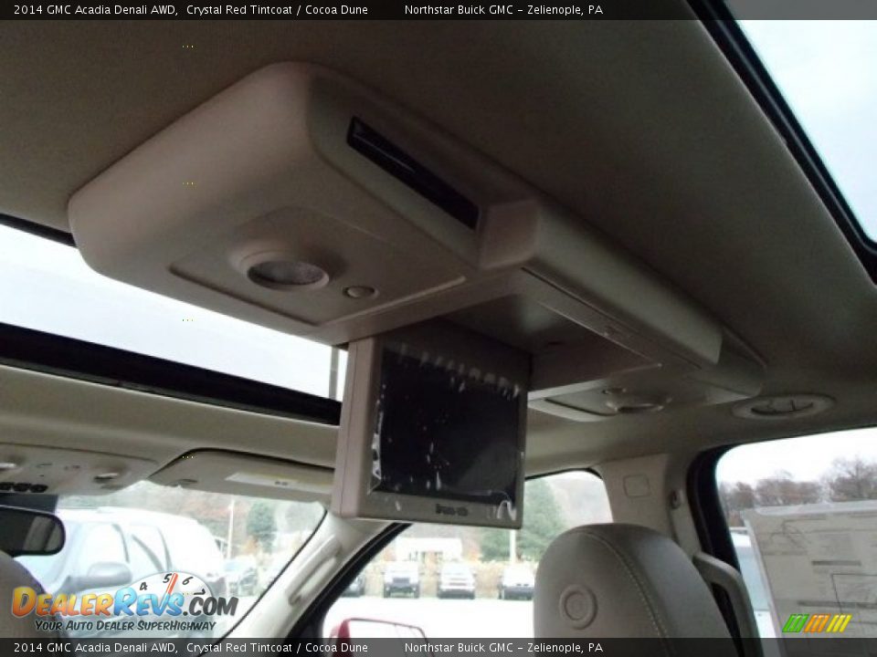 2014 GMC Acadia Denali AWD Crystal Red Tintcoat / Cocoa Dune Photo #13
