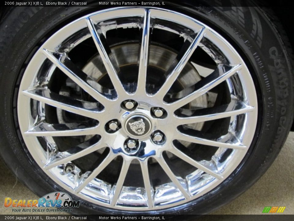 2006 Jaguar XJ XJ8 L Ebony Black / Charcoal Photo #13