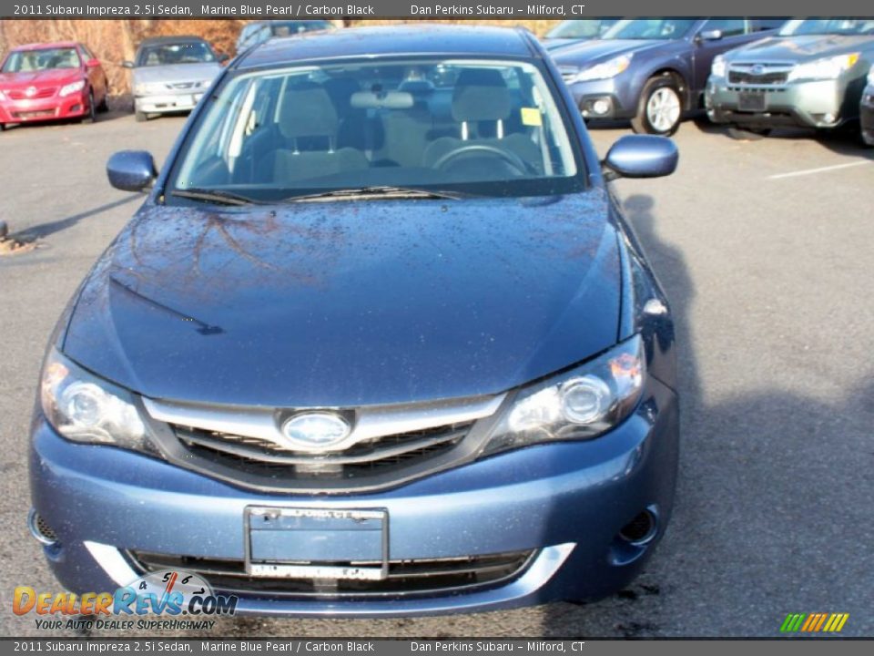 2011 Subaru Impreza 2.5i Sedan Marine Blue Pearl / Carbon Black Photo #2