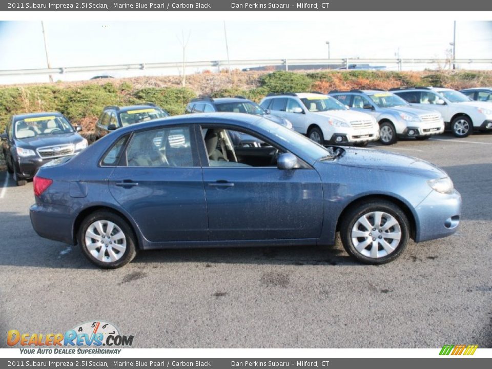 2011 Subaru Impreza 2.5i Sedan Marine Blue Pearl / Carbon Black Photo #4