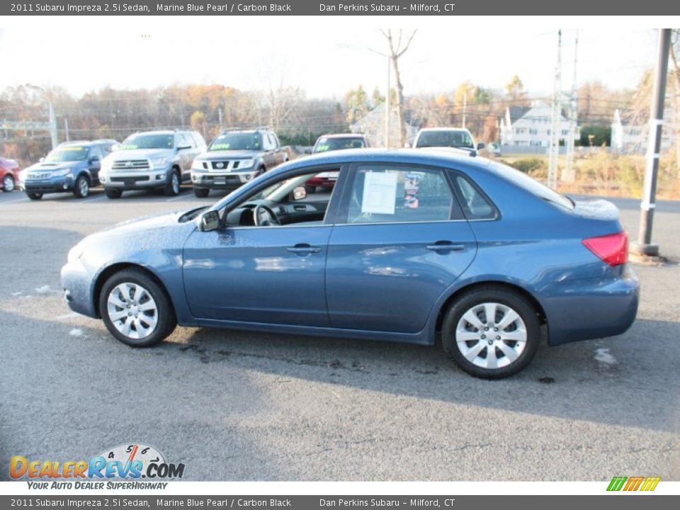 2011 Subaru Impreza 2.5i Sedan Marine Blue Pearl / Carbon Black Photo #11