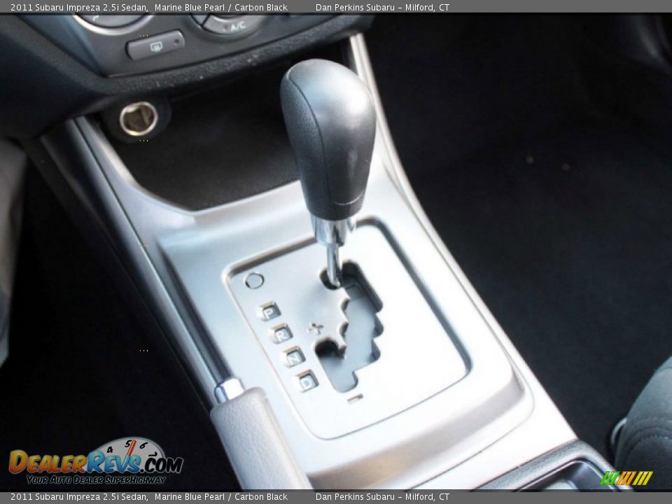 2011 Subaru Impreza 2.5i Sedan Marine Blue Pearl / Carbon Black Photo #12