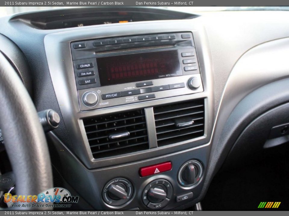 2011 Subaru Impreza 2.5i Sedan Marine Blue Pearl / Carbon Black Photo #13