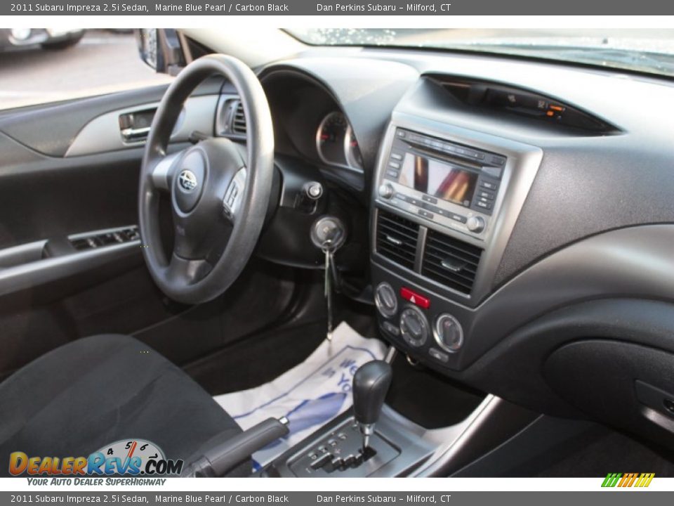 2011 Subaru Impreza 2.5i Sedan Marine Blue Pearl / Carbon Black Photo #15