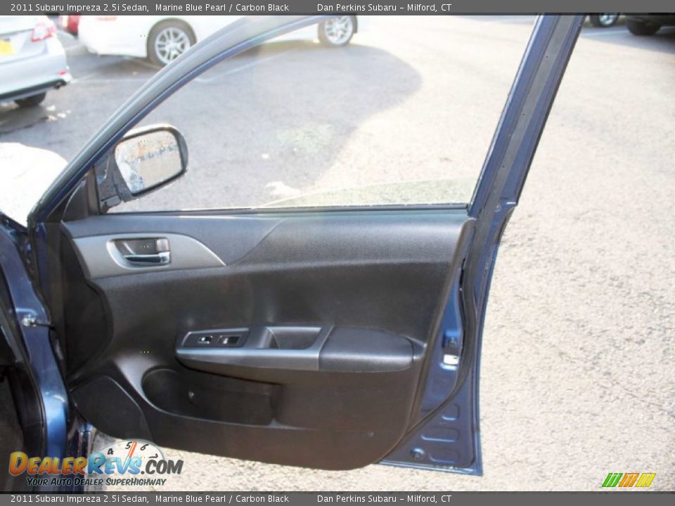 2011 Subaru Impreza 2.5i Sedan Marine Blue Pearl / Carbon Black Photo #17