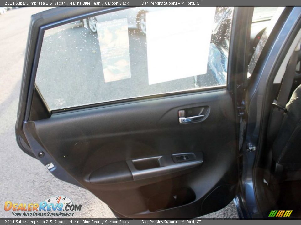 2011 Subaru Impreza 2.5i Sedan Marine Blue Pearl / Carbon Black Photo #19