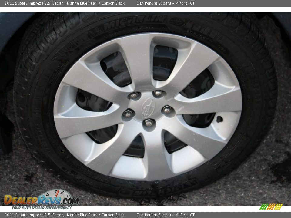 2011 Subaru Impreza 2.5i Sedan Marine Blue Pearl / Carbon Black Photo #21