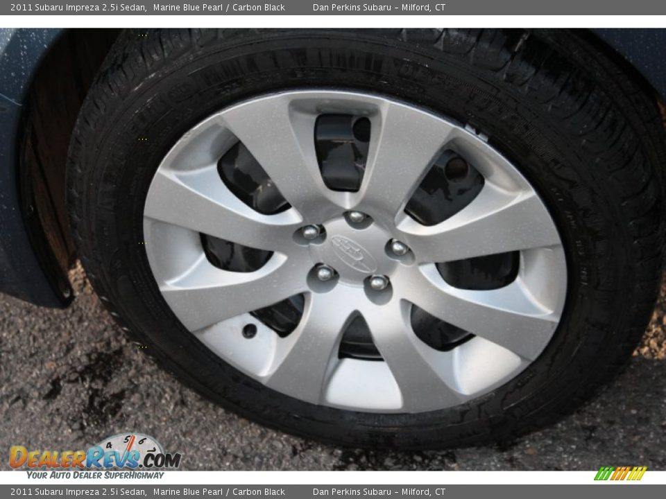 2011 Subaru Impreza 2.5i Sedan Marine Blue Pearl / Carbon Black Photo #22