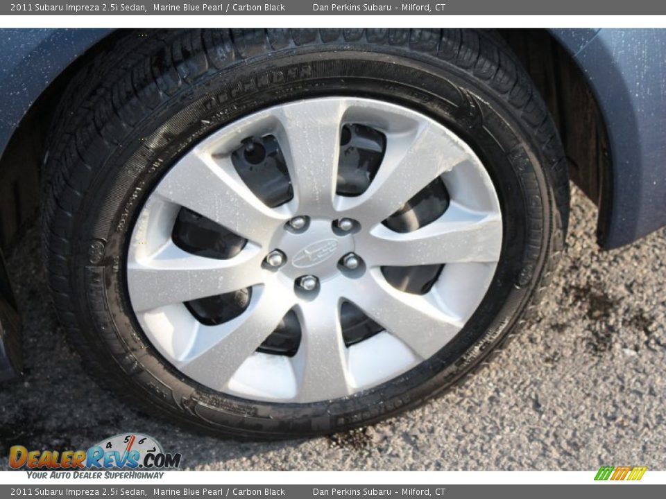2011 Subaru Impreza 2.5i Sedan Marine Blue Pearl / Carbon Black Photo #23