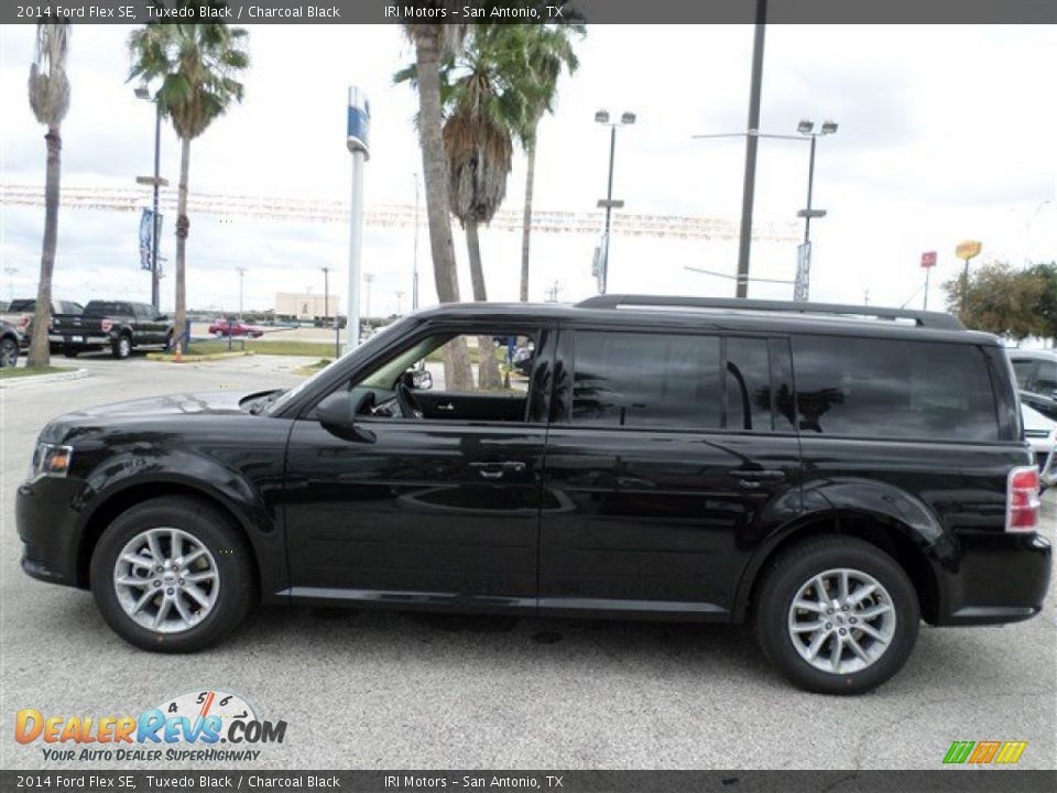 2014 Ford Flex SE Tuxedo Black / Charcoal Black Photo #2