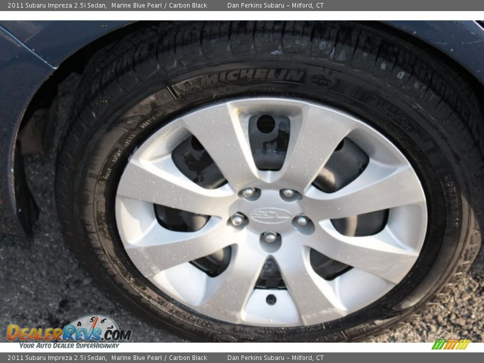 2011 Subaru Impreza 2.5i Sedan Marine Blue Pearl / Carbon Black Photo #24