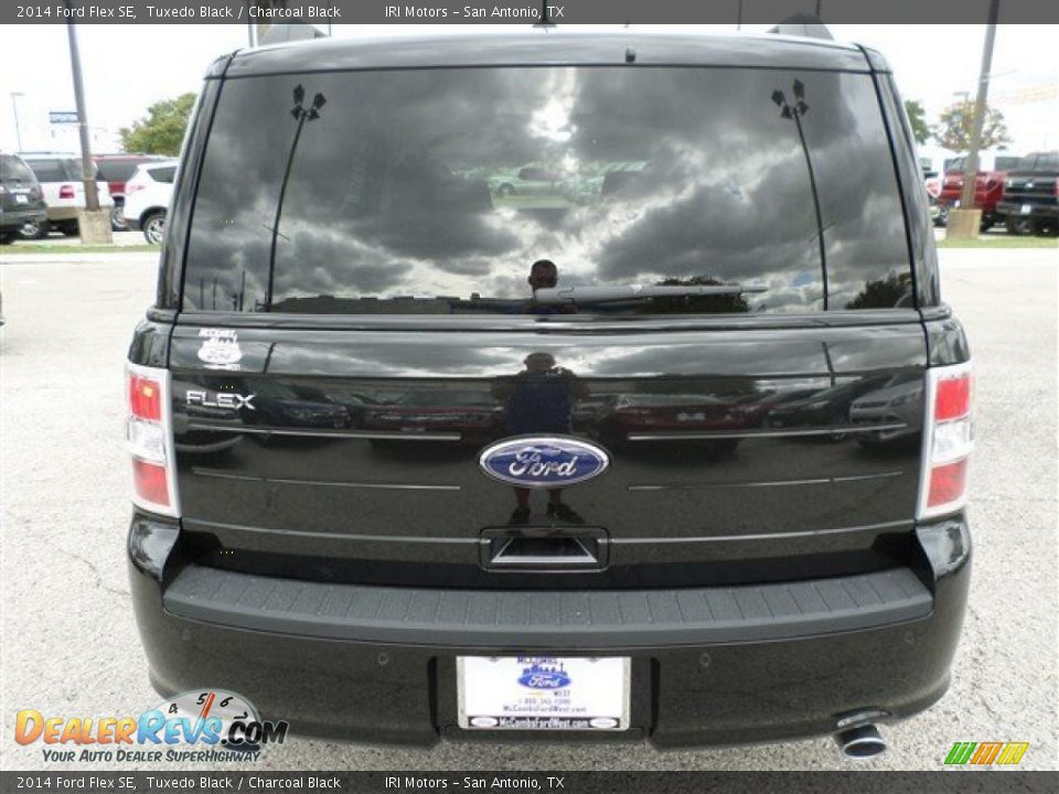2014 Ford Flex SE Tuxedo Black / Charcoal Black Photo #4
