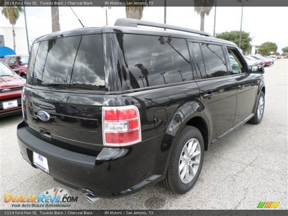 2014 Ford Flex SE Tuxedo Black / Charcoal Black Photo #5