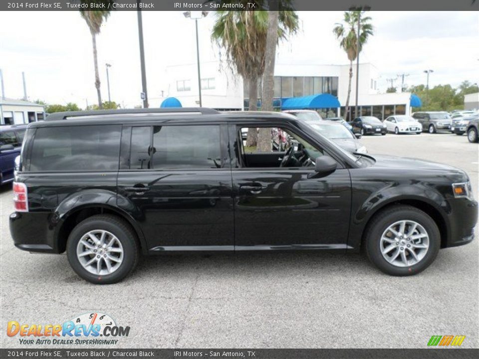 2014 Ford Flex SE Tuxedo Black / Charcoal Black Photo #6