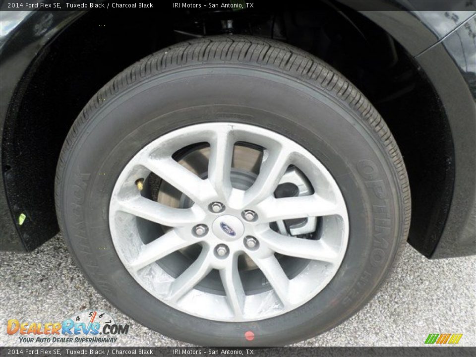 2014 Ford Flex SE Tuxedo Black / Charcoal Black Photo #8