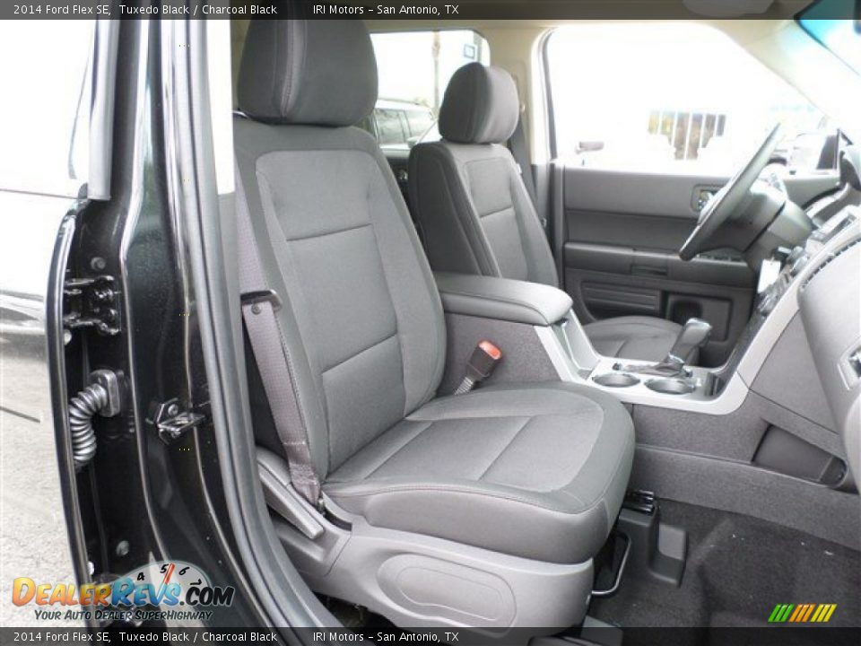 2014 Ford Flex SE Tuxedo Black / Charcoal Black Photo #9