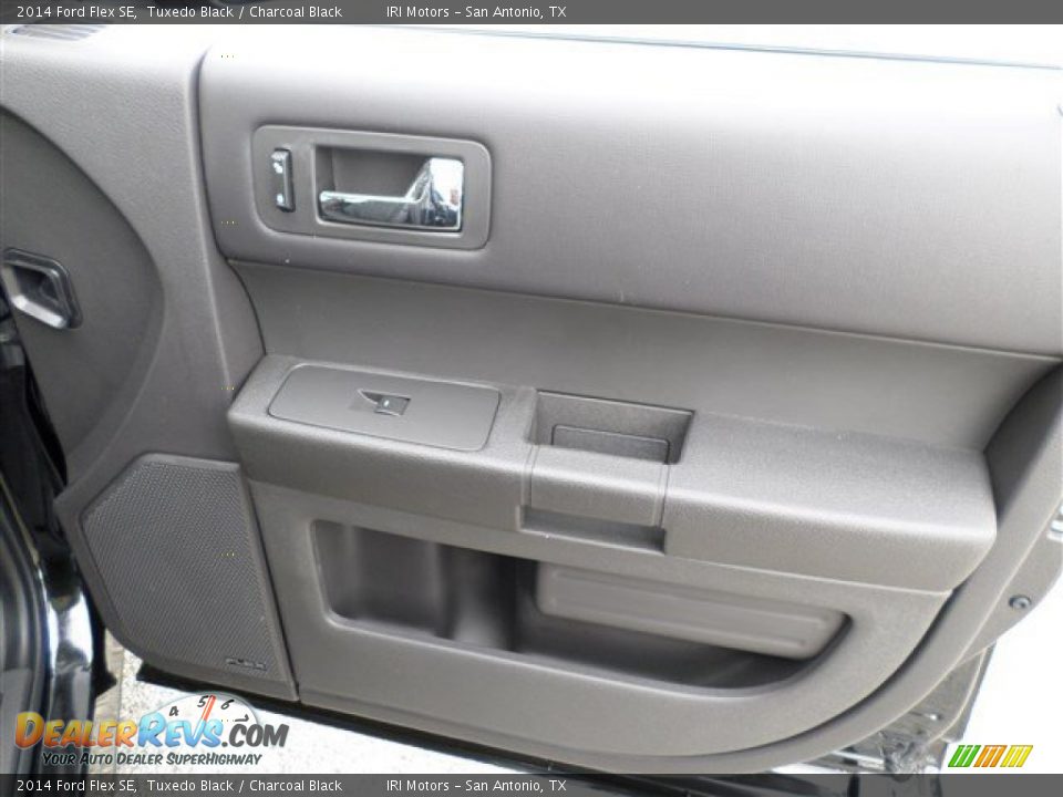 2014 Ford Flex SE Tuxedo Black / Charcoal Black Photo #10
